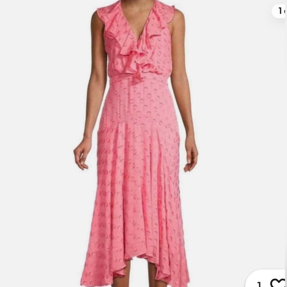 SALONI Dresses & Skirts - SALONI Rita Large Polka Jacquard Dress